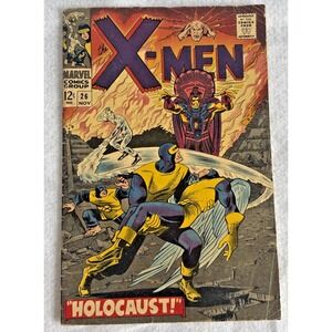 Marvel Comics The X-Men #26 Nov 1966 Holocaust! Silver Age Cyclops Angel Beast